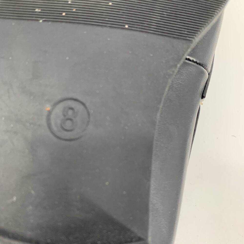 A New Day Pointed Toe Faux Leather Slip On Loafers Size 8 Solid Black Business - Picture 8 of 9